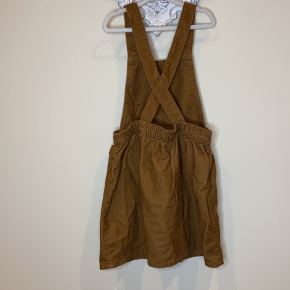 H&M Bib Overalls Dress corduroy Brown C-21 - Picture 5 of 9